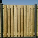 Hout beton schutting antraciet beton