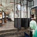 verbouw inrichting concept Mogeen kapperszaak opleidingscentrum Amsterdam