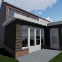 3D tekenwerk aanbouw