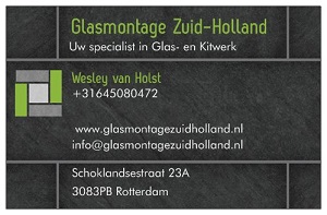 Glasmontage Zuid-Holland